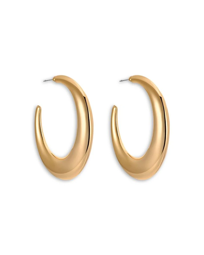 Essential Hoop Earrings in 18K Gold Plated or Rhodium Plated