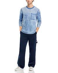 Burnout Long Sleeve Pocket Tee
