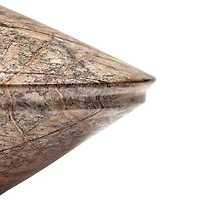 x Kelly Wearstler Dune Brown Marble Vase