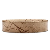 x Kelly Wearstler Dune Brown Marble Small Tray