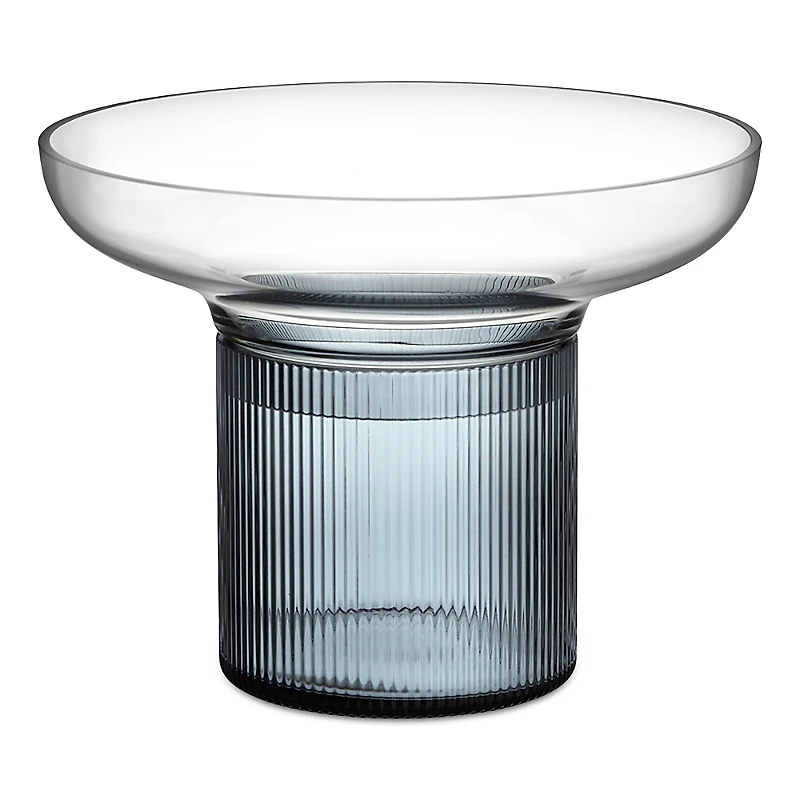 Orrefors Ensemble Blue/Gray Vase, Medium