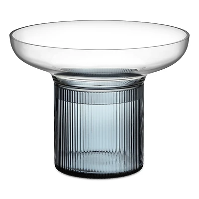 Orrefors Ensemble Blue/Gray Vase, Medium