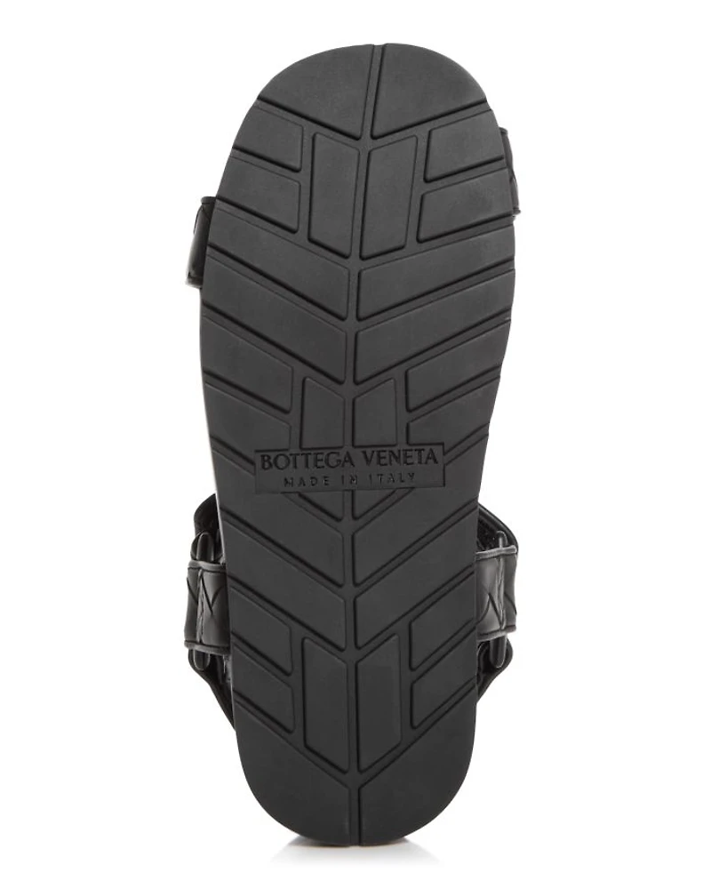 Bottega Veneta Men's Trip Intrecciato Sandals