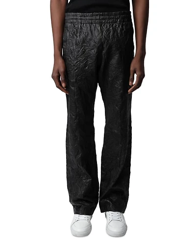 Pacha Crinkle Leather Pants