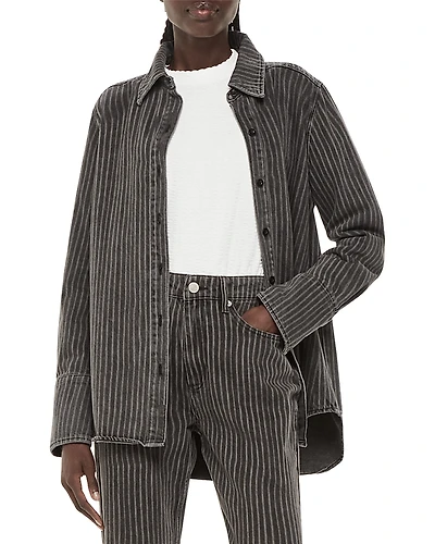 Whistles Textured Puff Long Sleeve Sweater