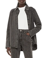 Whistles Textured Puff Long Sleeve Sweater