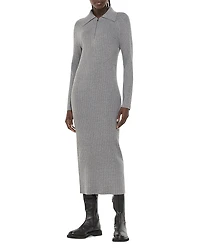 Whistles Bonnie Quarter Zip Sweater Dress