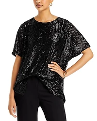 Sequin Caftan Top