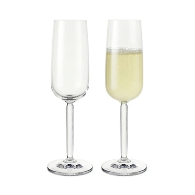 Kahler Hammershoi Champagne Glass, Set of 2