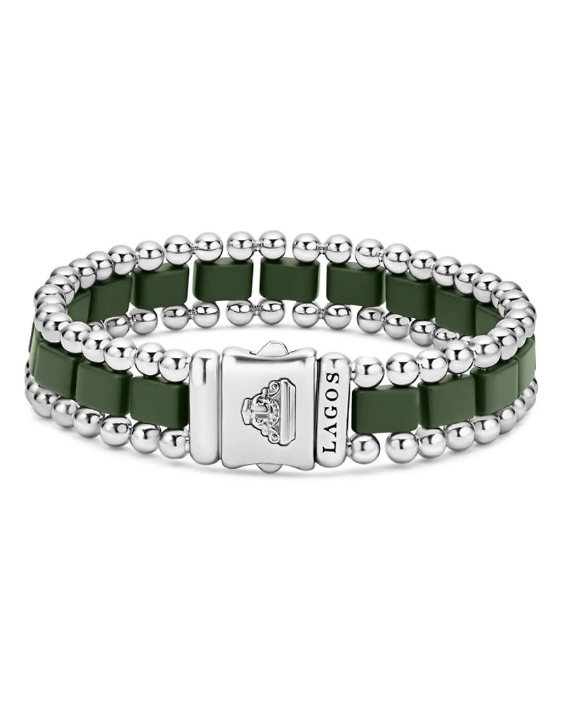 Men's XX Anthem Green & Caviar Beaded Bracelet - Exclusive