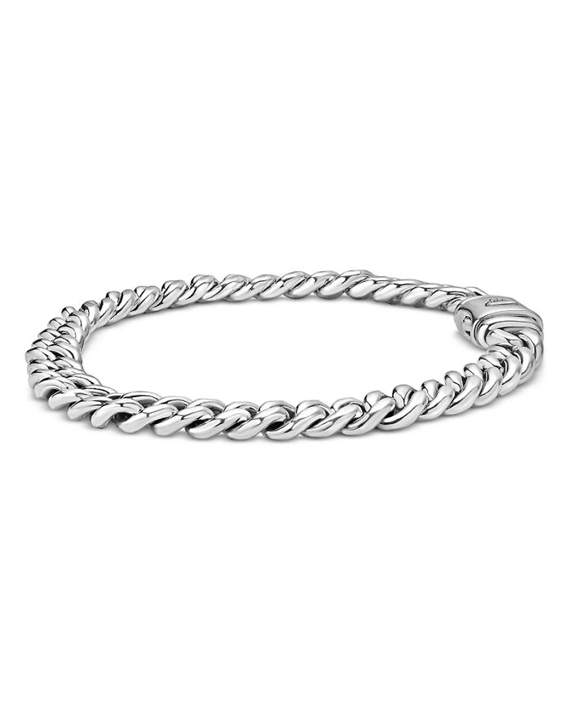 Men's Sterling Silver Anthem Curb Chain Link Bracelet - Exclusive