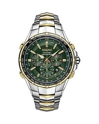 Seiko Watch Coutura Radio Sync Solar Chronograph, 46mm