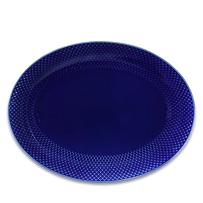 Rosendahl Lyngby Porcelain Rhombe Color Oval Serving Dish