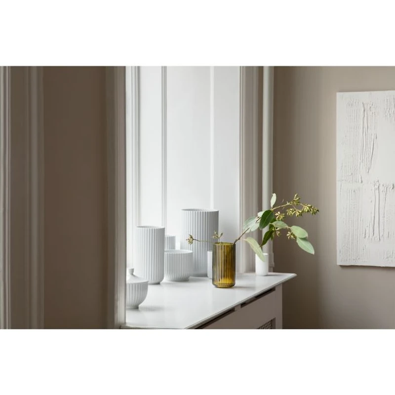 Lyngby Porcelain Tura Jug Vase, White