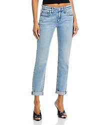 rag & bone Dre Low Rise Ankle Slim Boyfriend Jeans