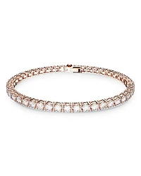 Matrix Tennis Bracelet Rose Gold Tone