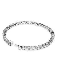 Matrix Tennis Bracelet Rhodium Plated