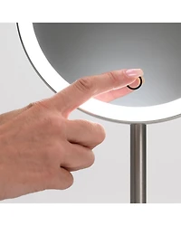 1x Rechargeable Round Mirror