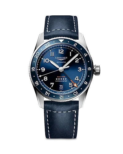 Longines Spirit Zulu Time Watch, 39mm