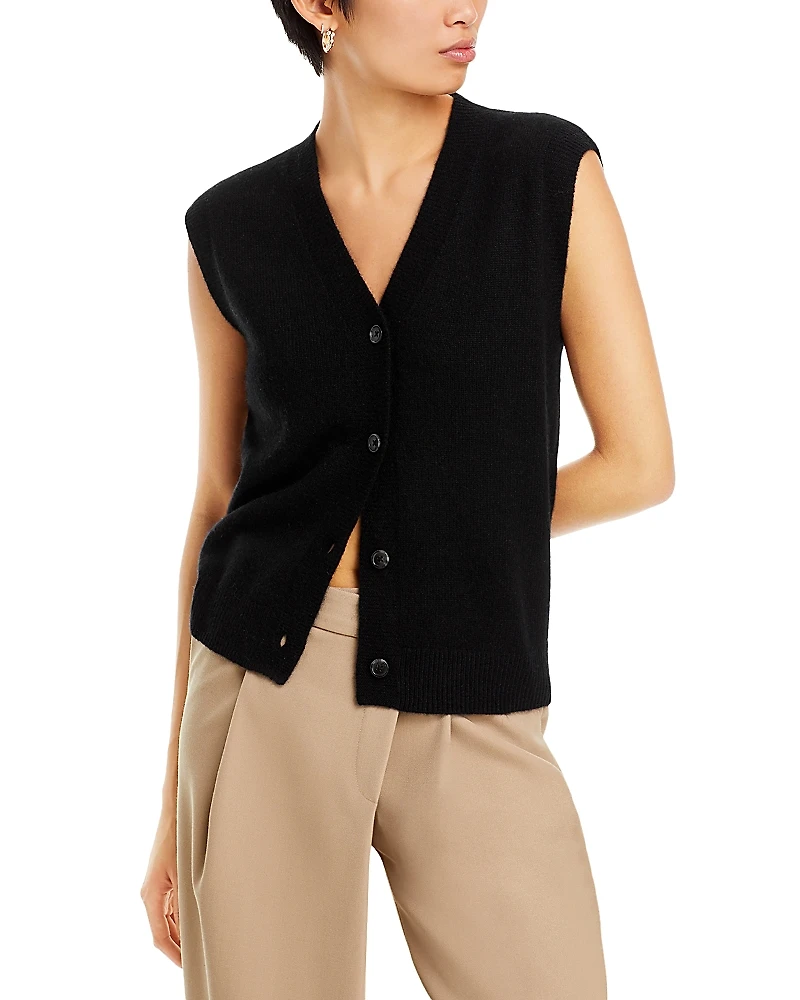 C by Bloomingdale's Cashmere Buttoned Vest - Exclusive