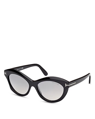 Tom Ford Toni Oval Sunglasses, 55mm