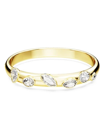 Dextera Mixed Cut Swarovski Crystal Bangle Bracelet