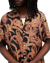 Morganza Regular Fit Buton Down Camp Shirt