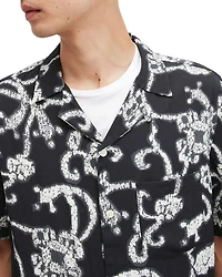 Webb Relaxed Fit Button Down Camp Shirt