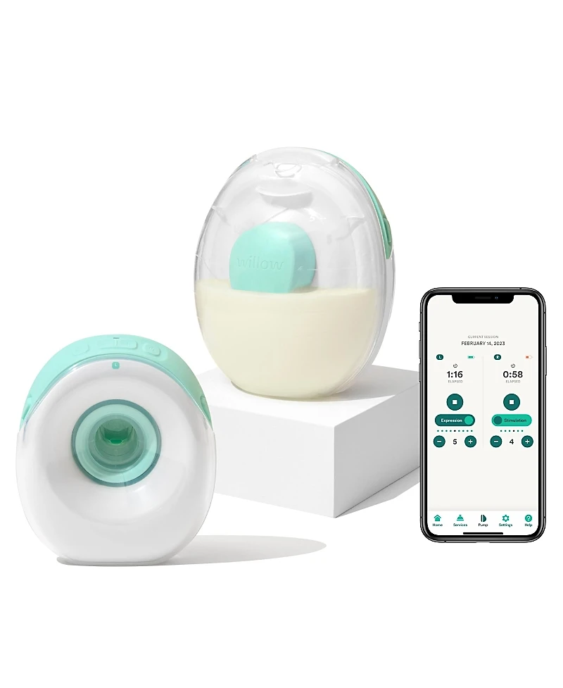 Willow Go Wearable Double Electric Breast Pump Kit