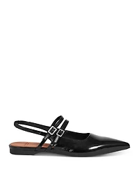 Women's Hermine Pointed Toe Double Strap Flats