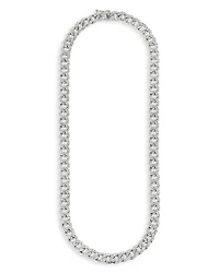 Zydo 18K White Gold Classic Chic Diamond Link Necklace