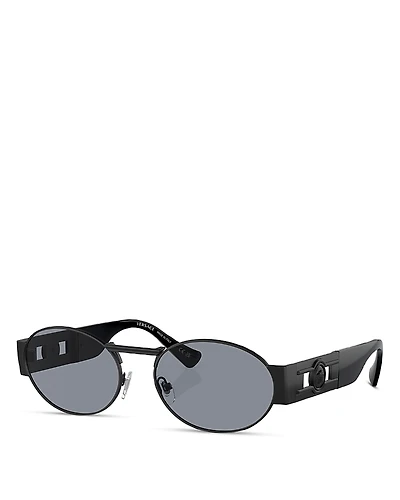 Versace Oval Sunglasses, 56mm