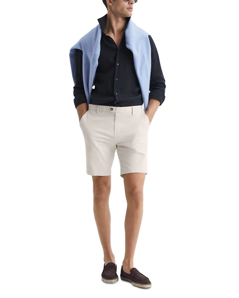 Wicket Cotton Blend Modern Fit Chino Shorts