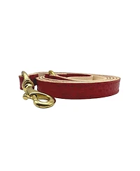 Bonne et Filou Small 6' Croc Leather Dog Leash