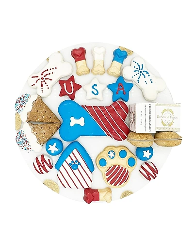 Bonne et Filou Usa Themed Dog Treats Gift Box