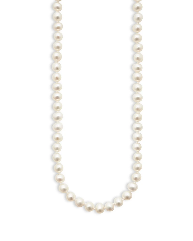 Lagos 18K Yellow Gold & Sterling Silver Luna Cultured Freshwater Pearl Collar Necklace