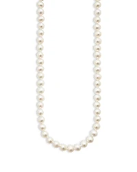 Lagos 18K Yellow Gold & Sterling Silver Luna Cultured Freshwater Pearl Collar Necklace