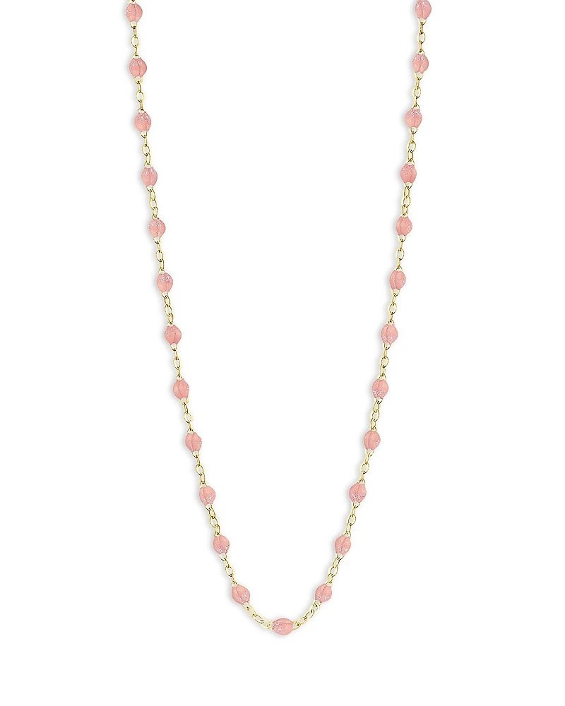 Gigi Clozeau 18K Yellow Gold Classic Gigi Resin Bead Necklace, 16.5