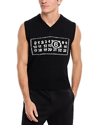 MM6 Maison Margiela Jacquard Sweater Vest