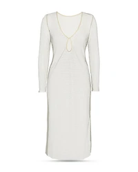 Sara Crochet Studded Swim Cover Up Maxi Dress