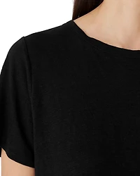 Linen Crewneck Tee