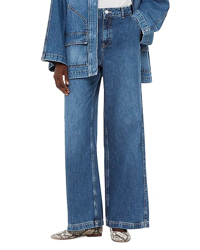 Whistles Wide Leg Boyfriend Jeans
