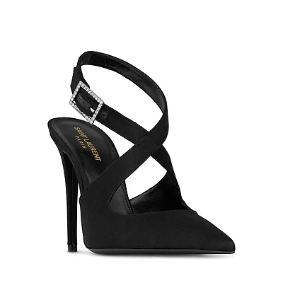 Saint Laurent Women's Spontini Slingback Pumps