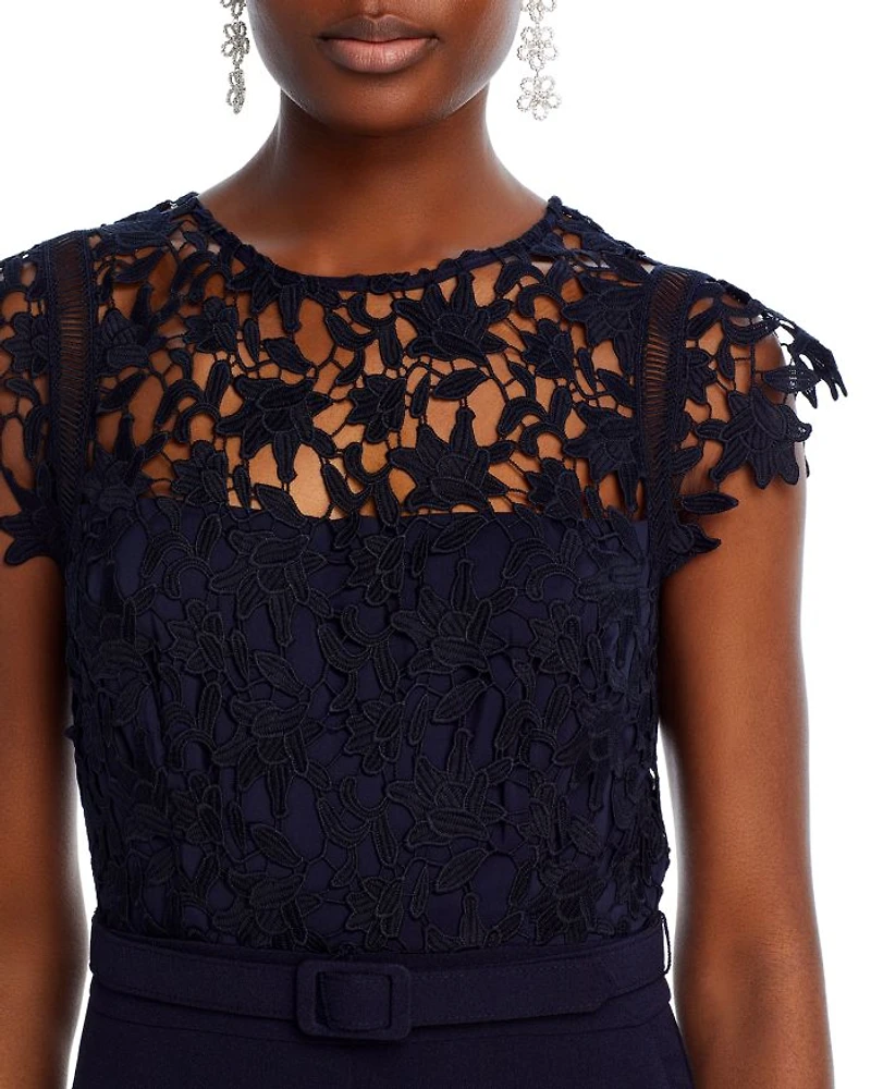 Lace Bodice Jumpsuit