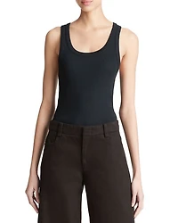 Ribbed Scoop Neck Tank