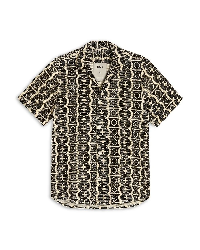 Hypnotise Cuba Cotton Terry Relaxed Fit Button Down Shirt