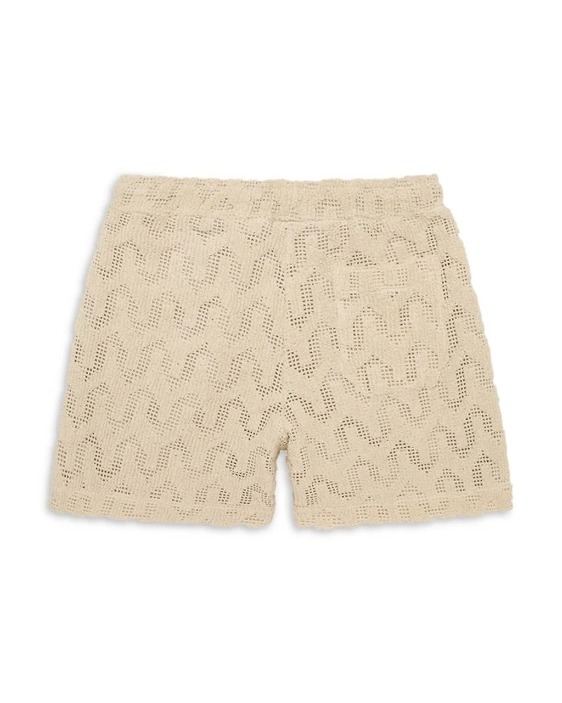 Atlas Crochet Drawstring 5.5" Shorts
