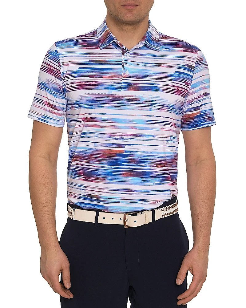 Robert Graham Watzmann Printed Classic Fit Polo Shirt
