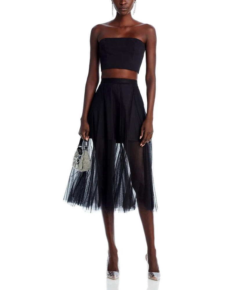 Tulle Midi Skirt - Exclusive