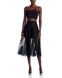 Tulle Midi Skirt - Exclusive